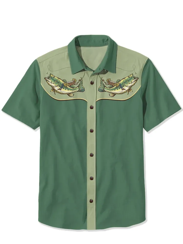 Western Cowboy Fishing Shirt