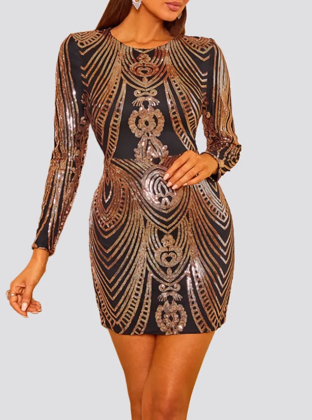 Retro Mini Homecoming Dress
