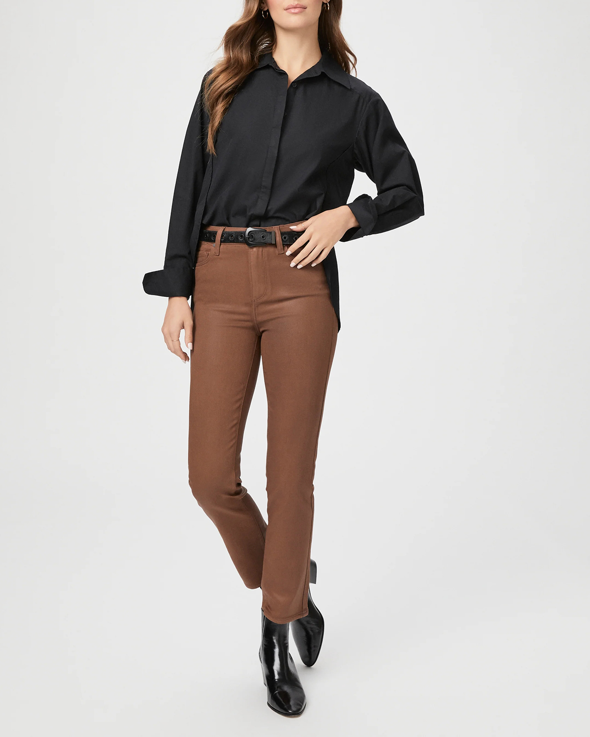 Brown Skinny Fit Jeans