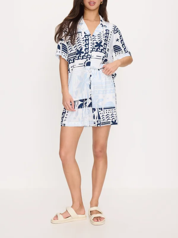 Loose Print Shorts