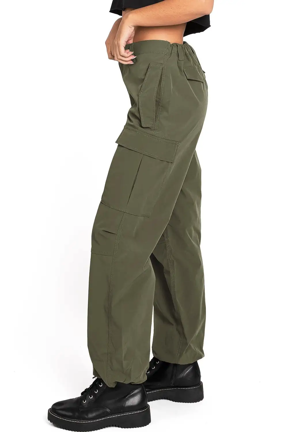 Olive Green Skater - Style Cargo Pants