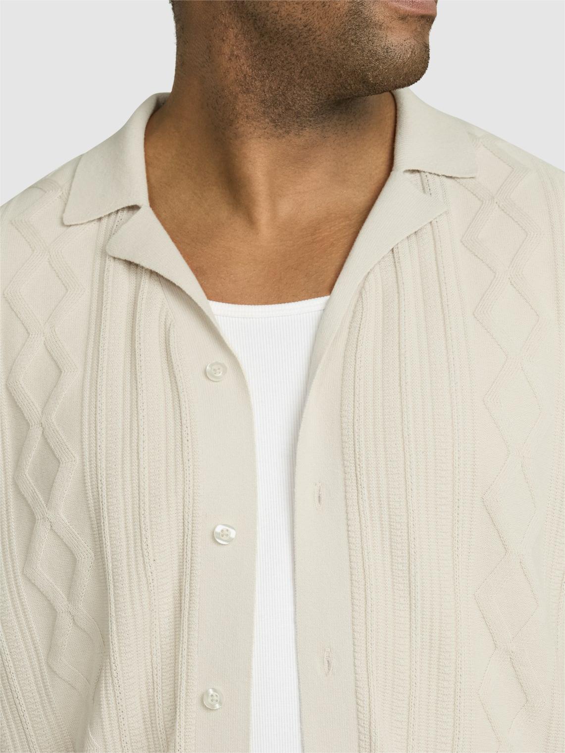 SHORT SLEEVE KNIT SHIRT