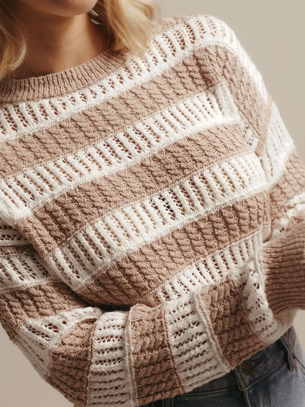 Elementary Striped Knit Sweater