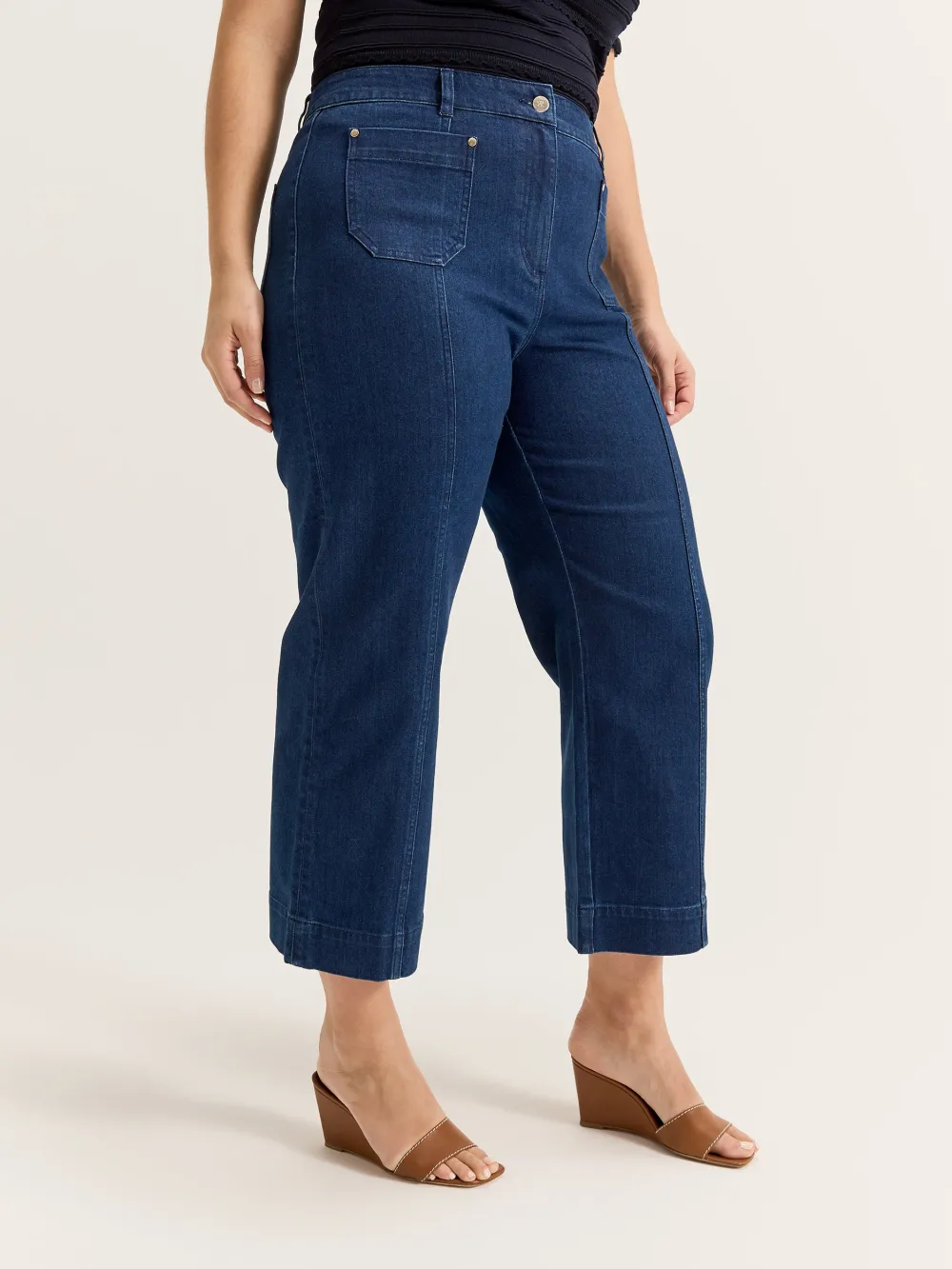 Casual Cropped Jeans