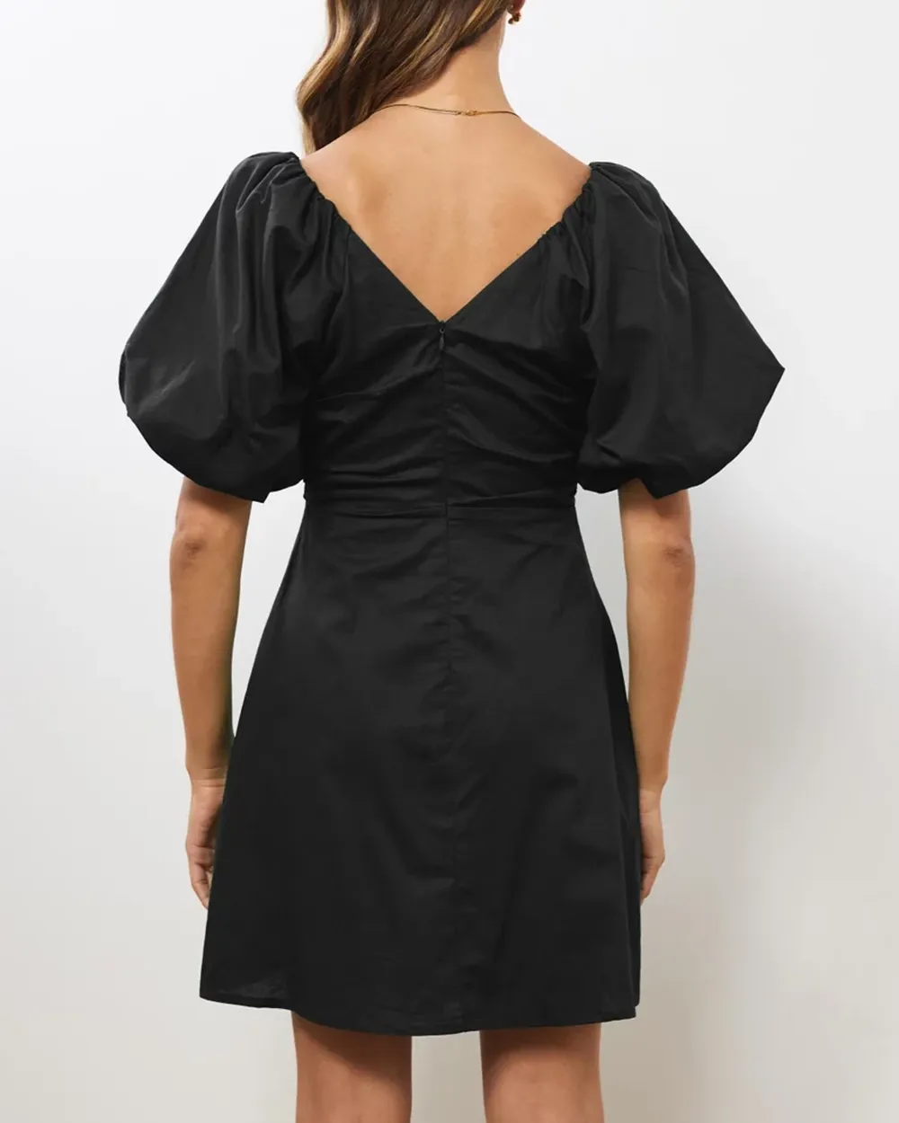 Holiday Style Linen Blend Mini Dress