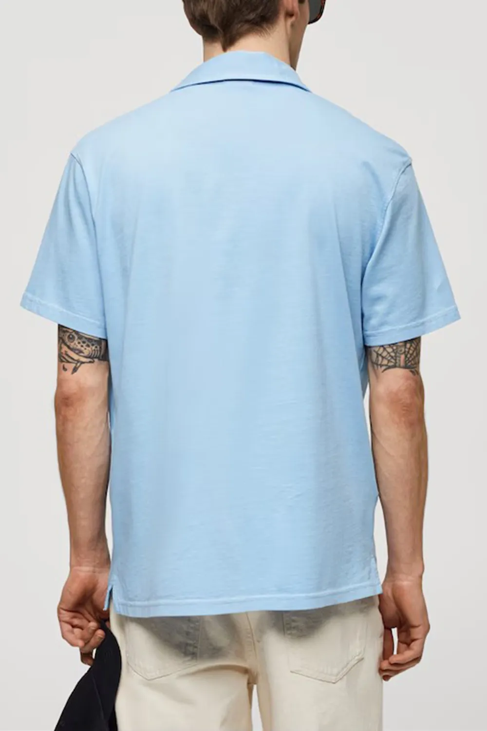 100% Cotton Relaxed-Fit Polo Shirt