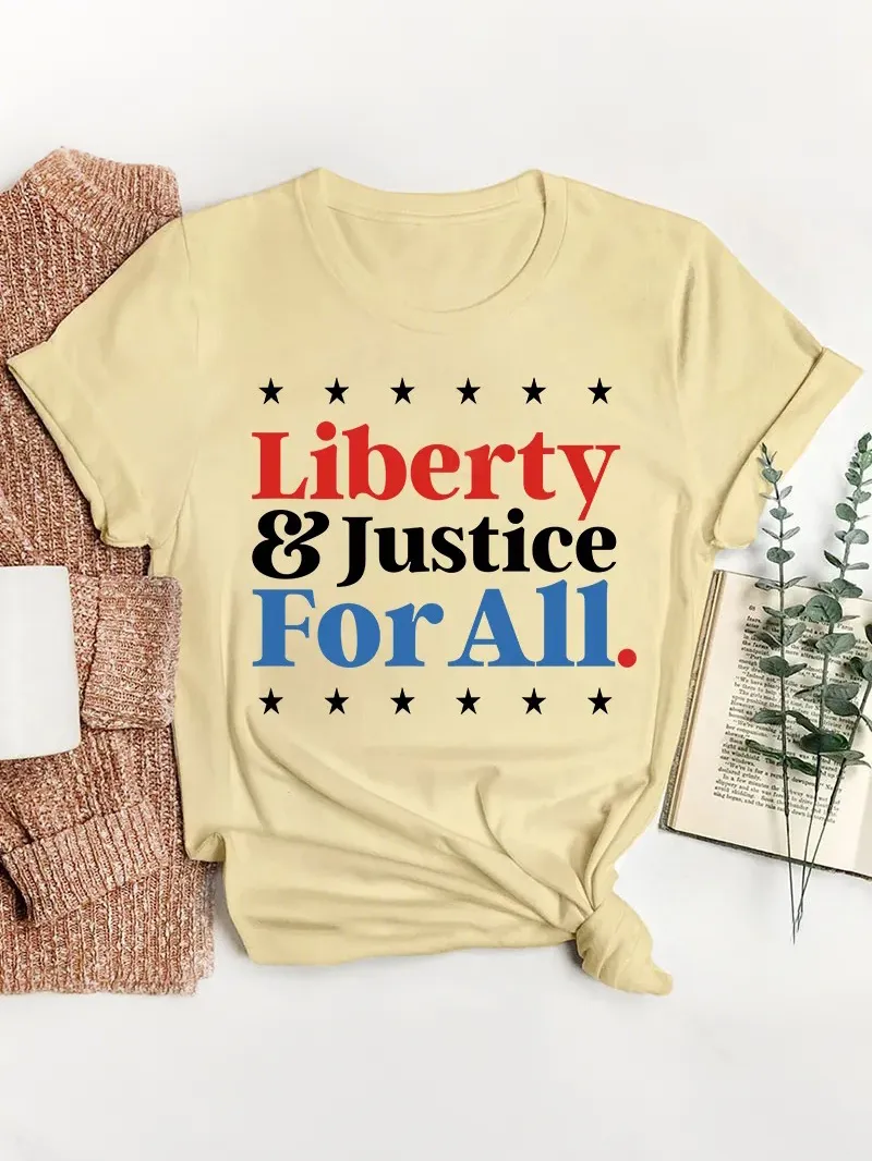 Liberty And Justice For All Teacher T-Shirt