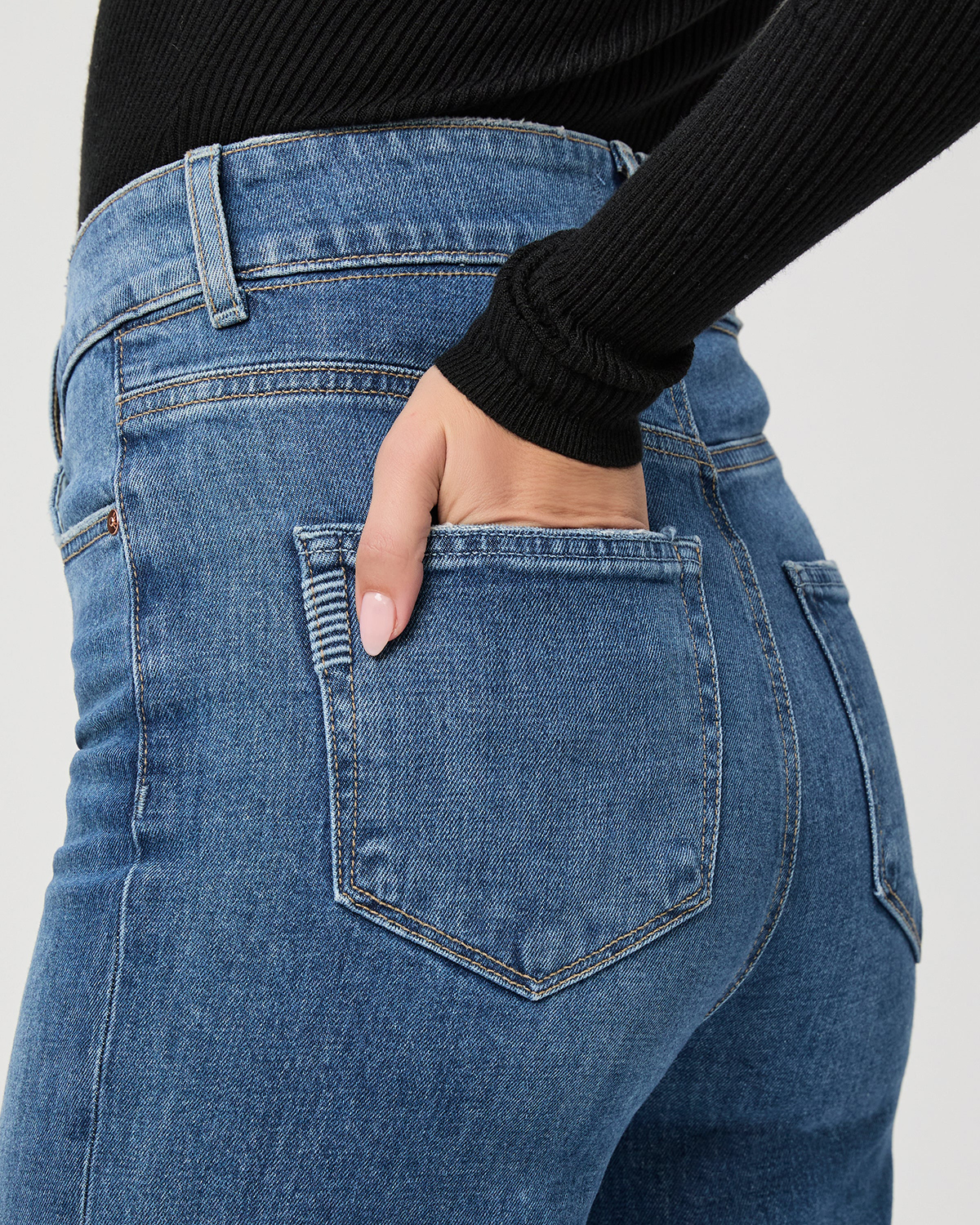 Light Blue Wide Leg Jeans