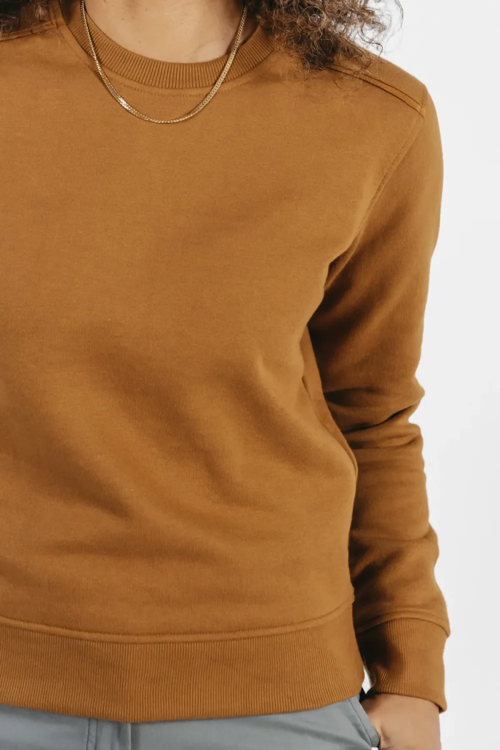 Daily Casual Style Crew Sweatshirt