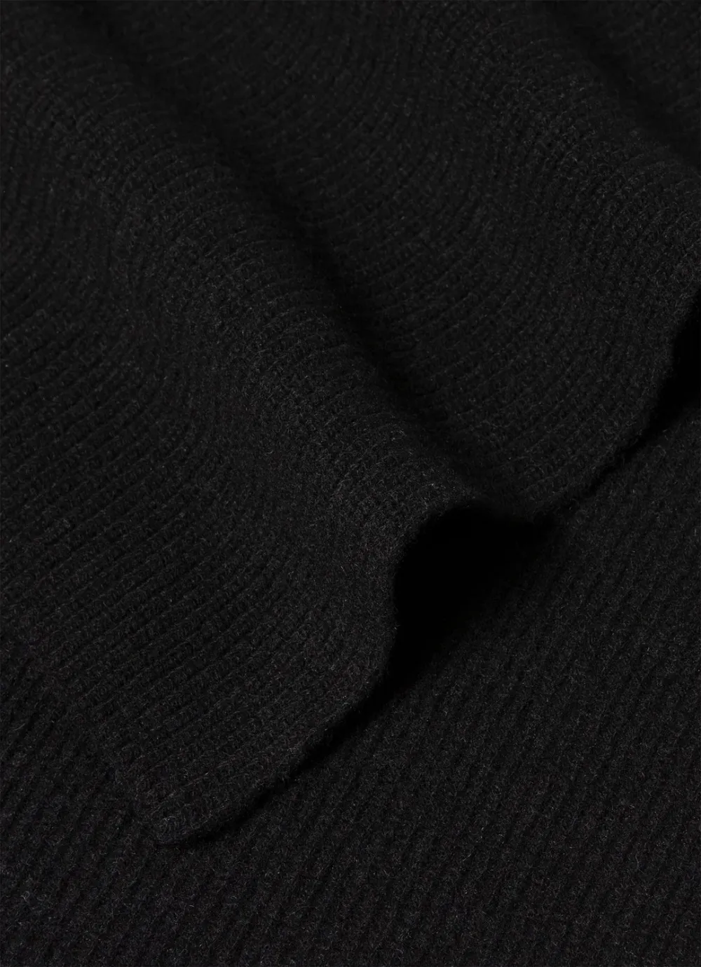 Daily Cashmere Ribbed Scarf