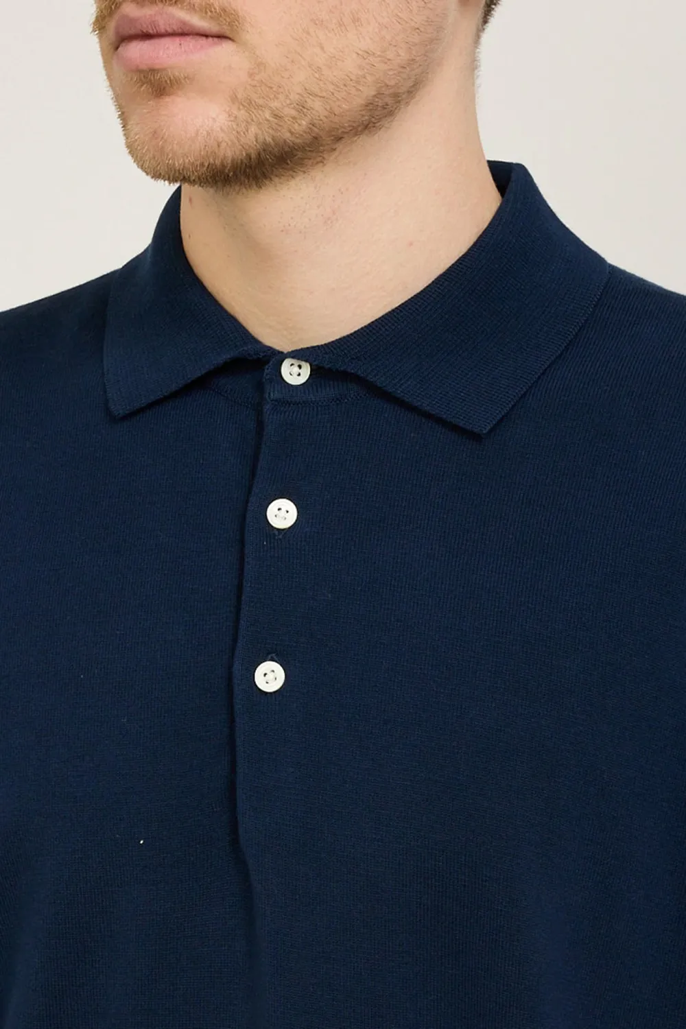 Knit Polo Navy