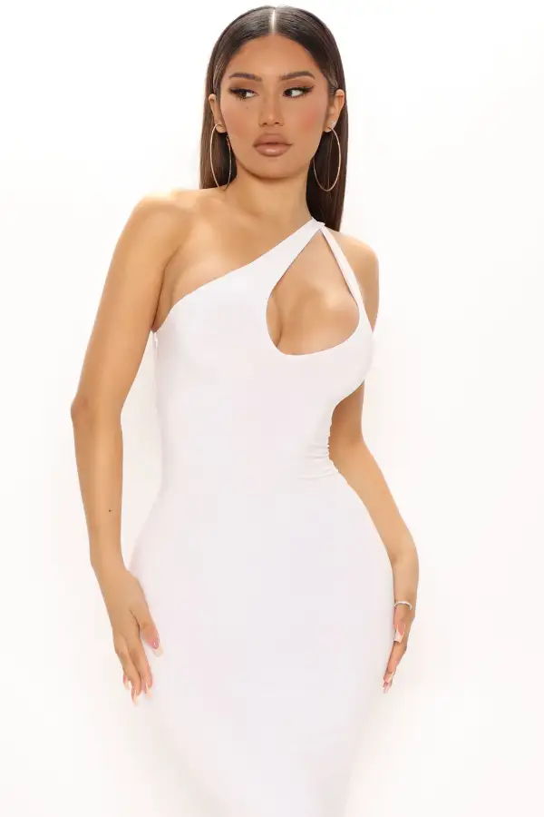 First And Last Midi Dress - White