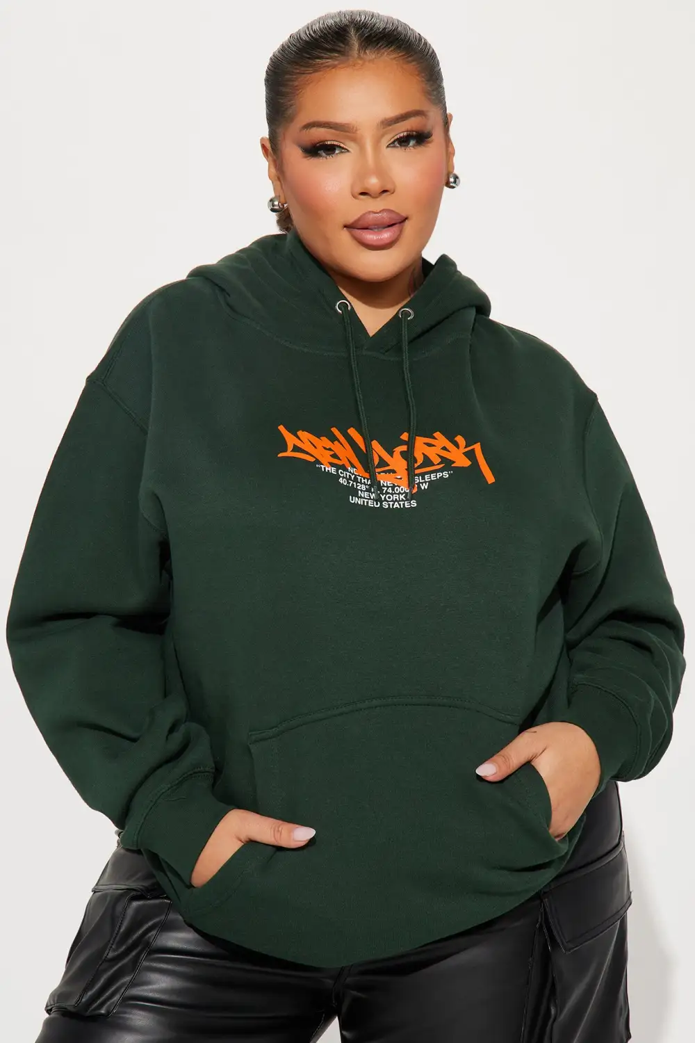 NYC Graff Hoodie - Hunter