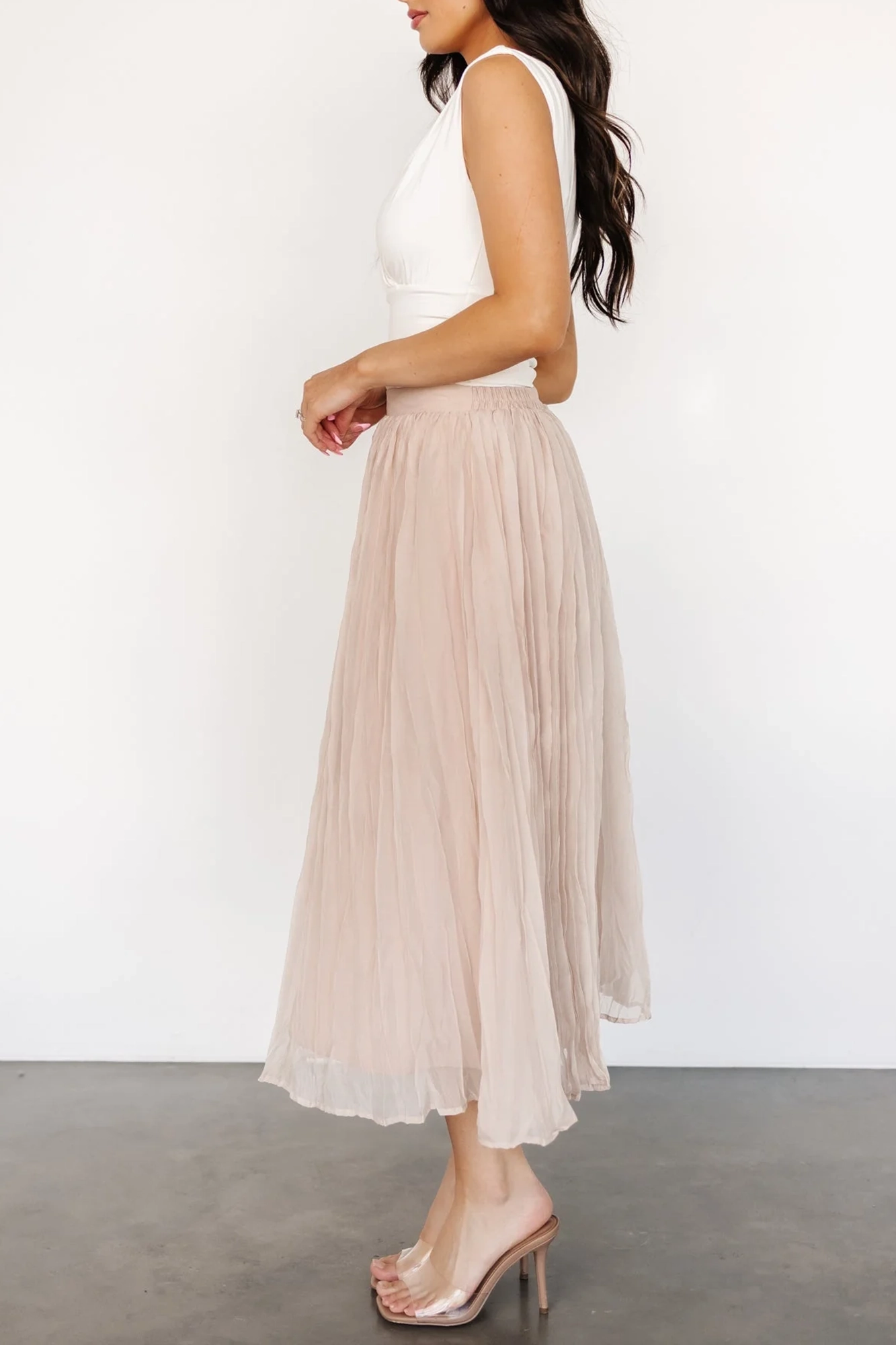 Elegant Lady Soft And Beautiful Organza Skirt