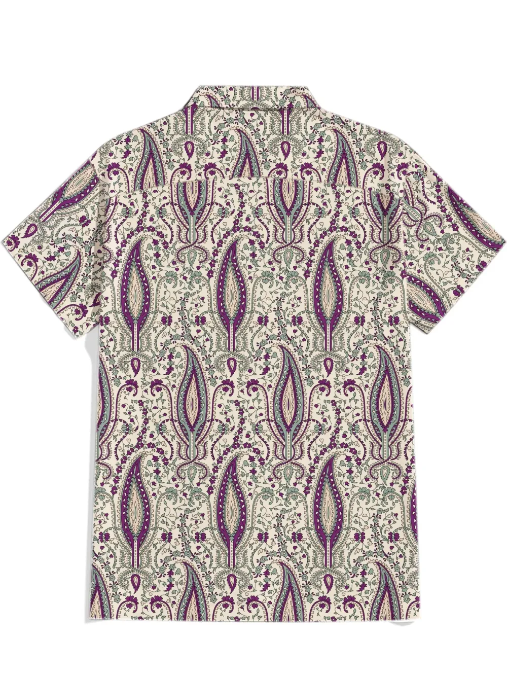 Vintage Purple Paisley Shirt