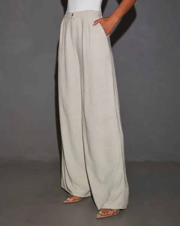 Relaxed Linen Pants