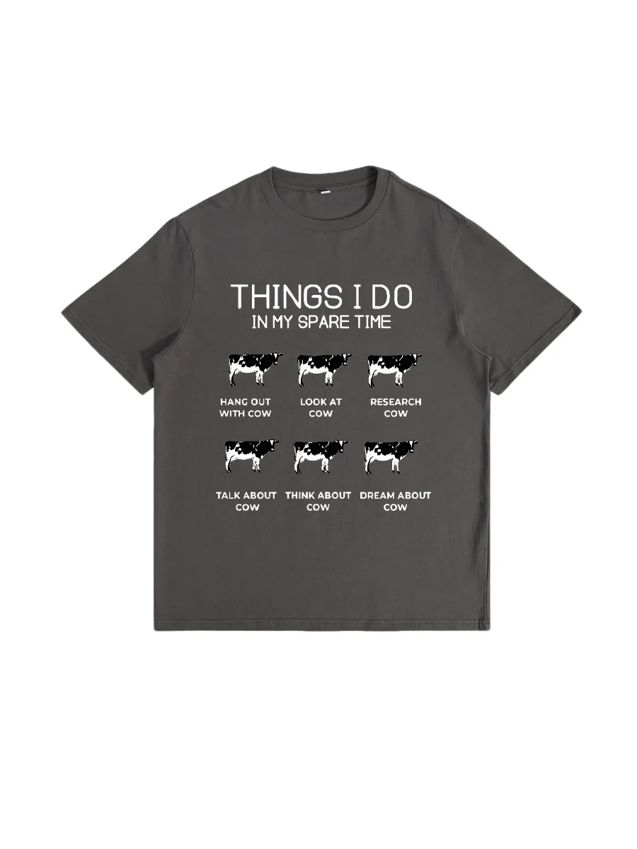 Things I Do In My Spare Time Funny T-shirts