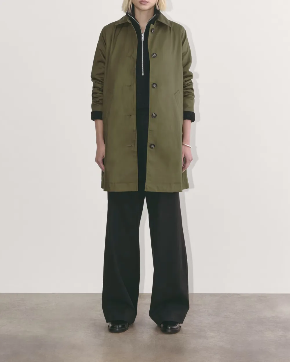 Lapel Neck Coat