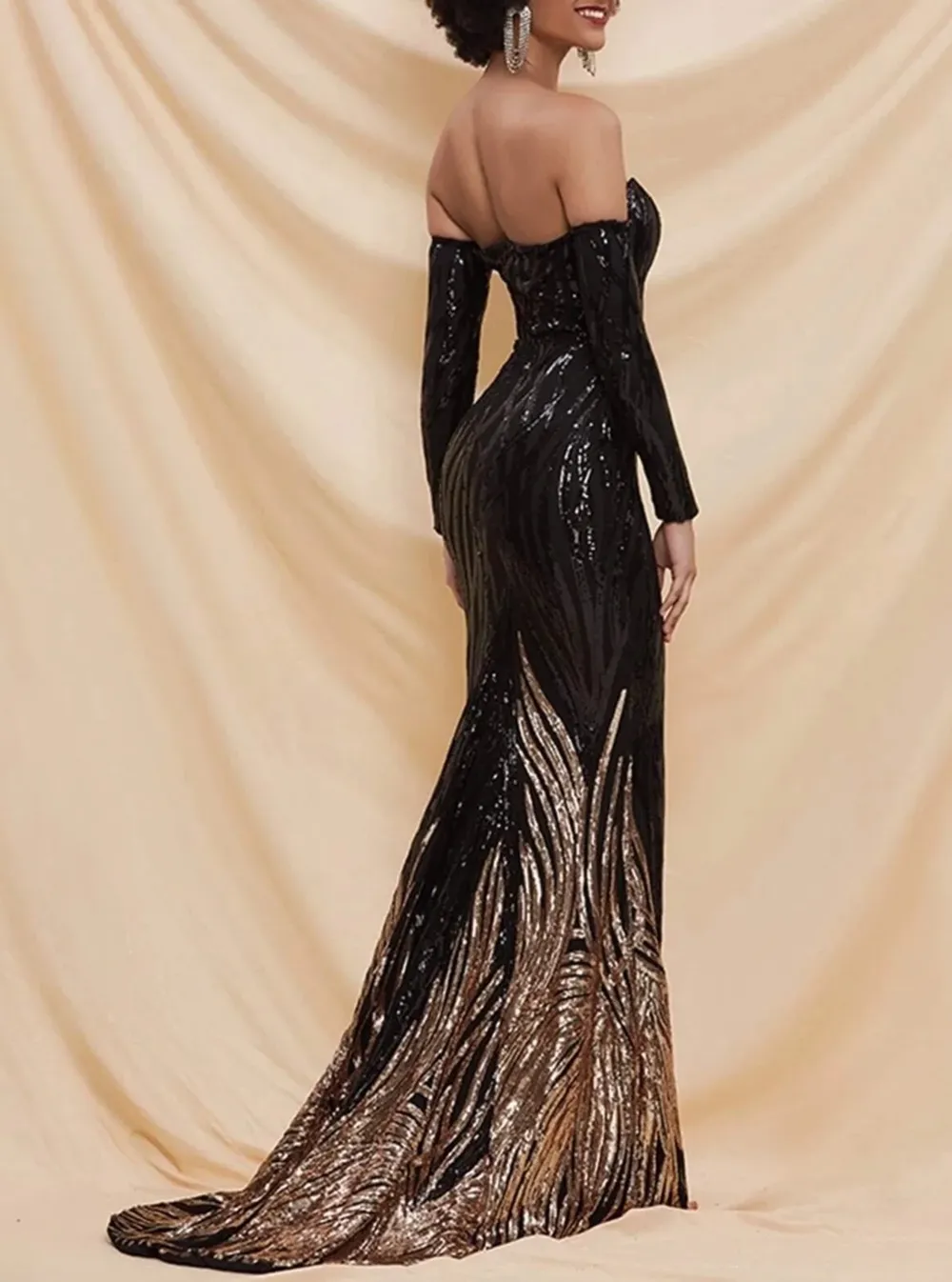 Mermaid Seuin Evening Dress