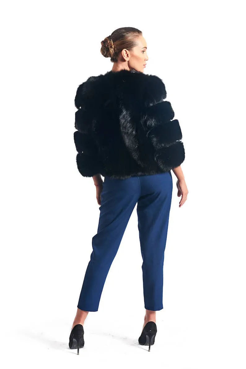 Black  Fox Fur Coat Women’s