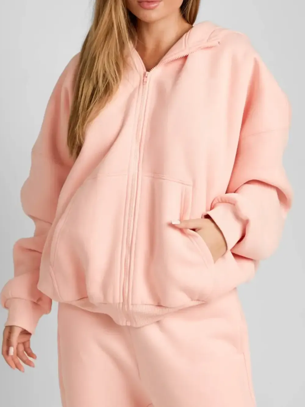 Pastel Zip Hoodie