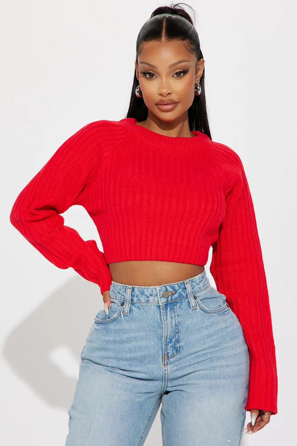 The Ultimate Staple Sweater - Red