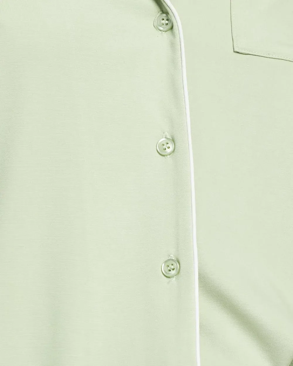 Long Sleeve Button-up Shirt Pajama Set