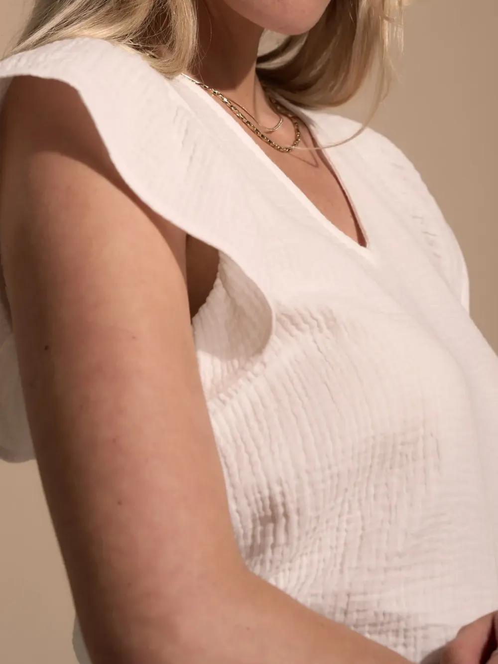 Elementary Frill Detail Blouse