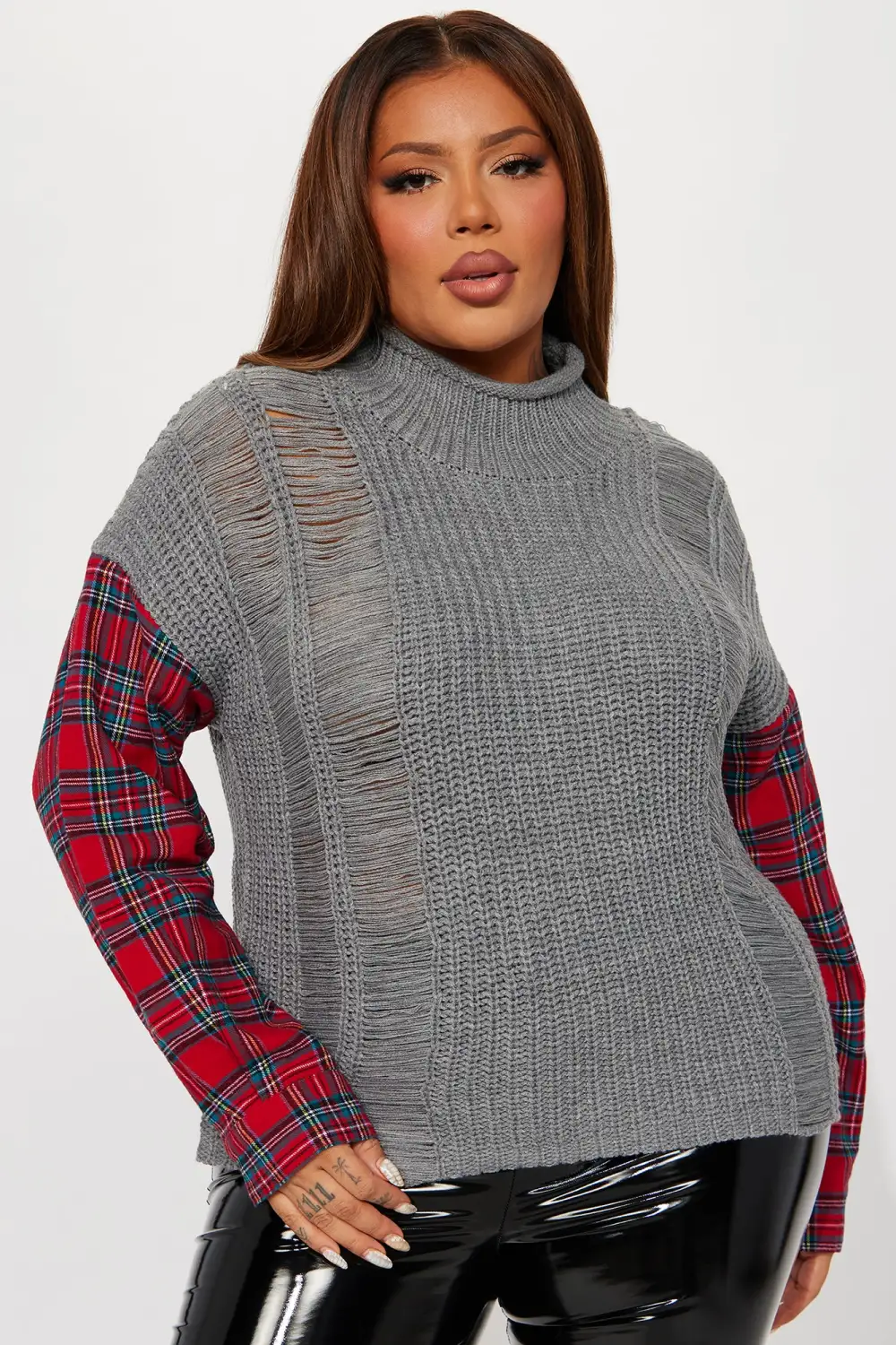Cool Casual Sweater - Grey/combo