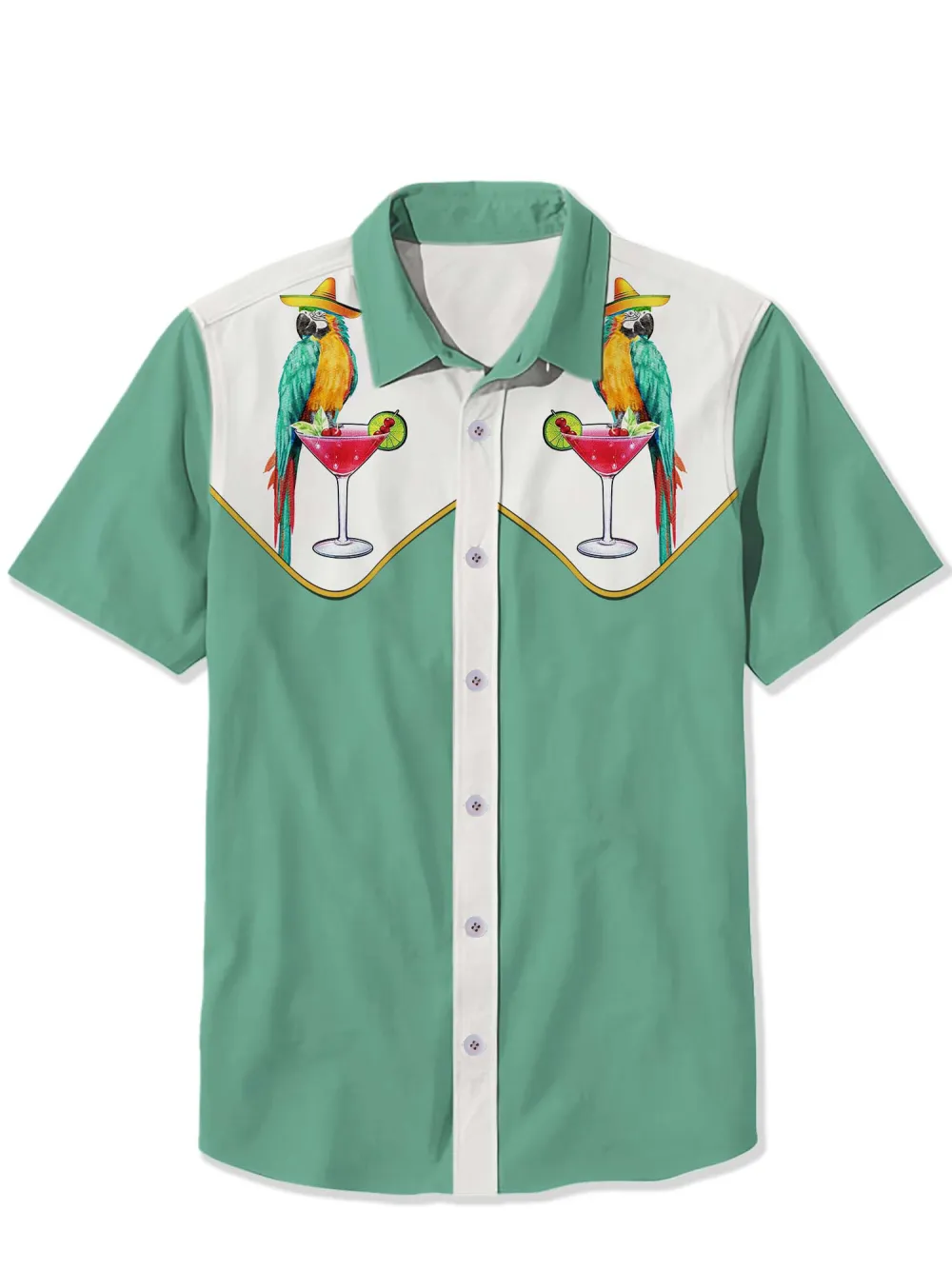 Parrot And Cocktails It'S 5 O'Clock Somewhere Shirt