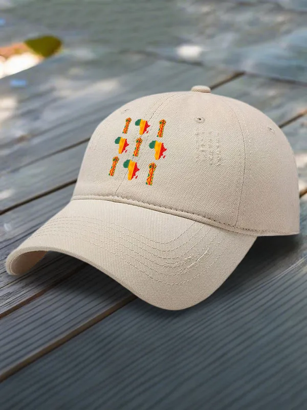 Juneteenth Printed Baseball Cap