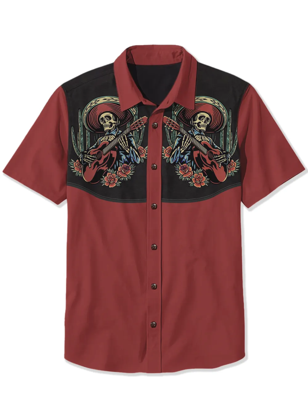 Guitar And Spring Shirt