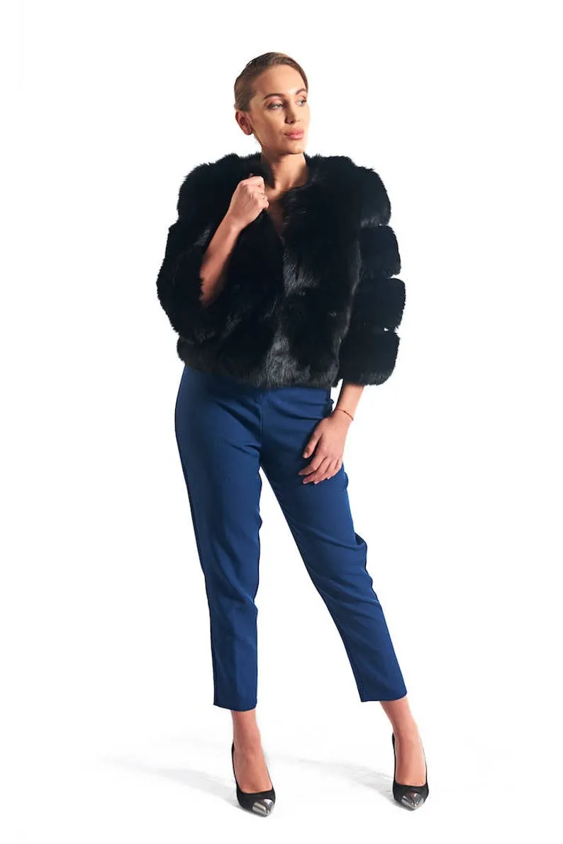 Black  Fox Fur Coat Women’s