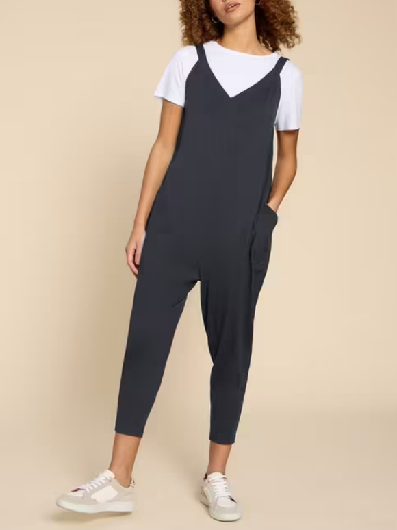 V-Neck Jersey Jumpsuit