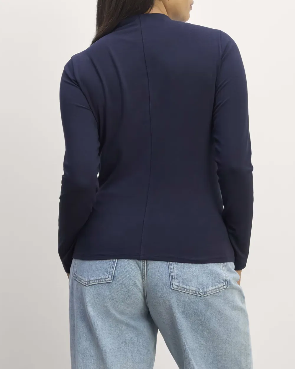 Long Sleeve Funnel-Neck Tee