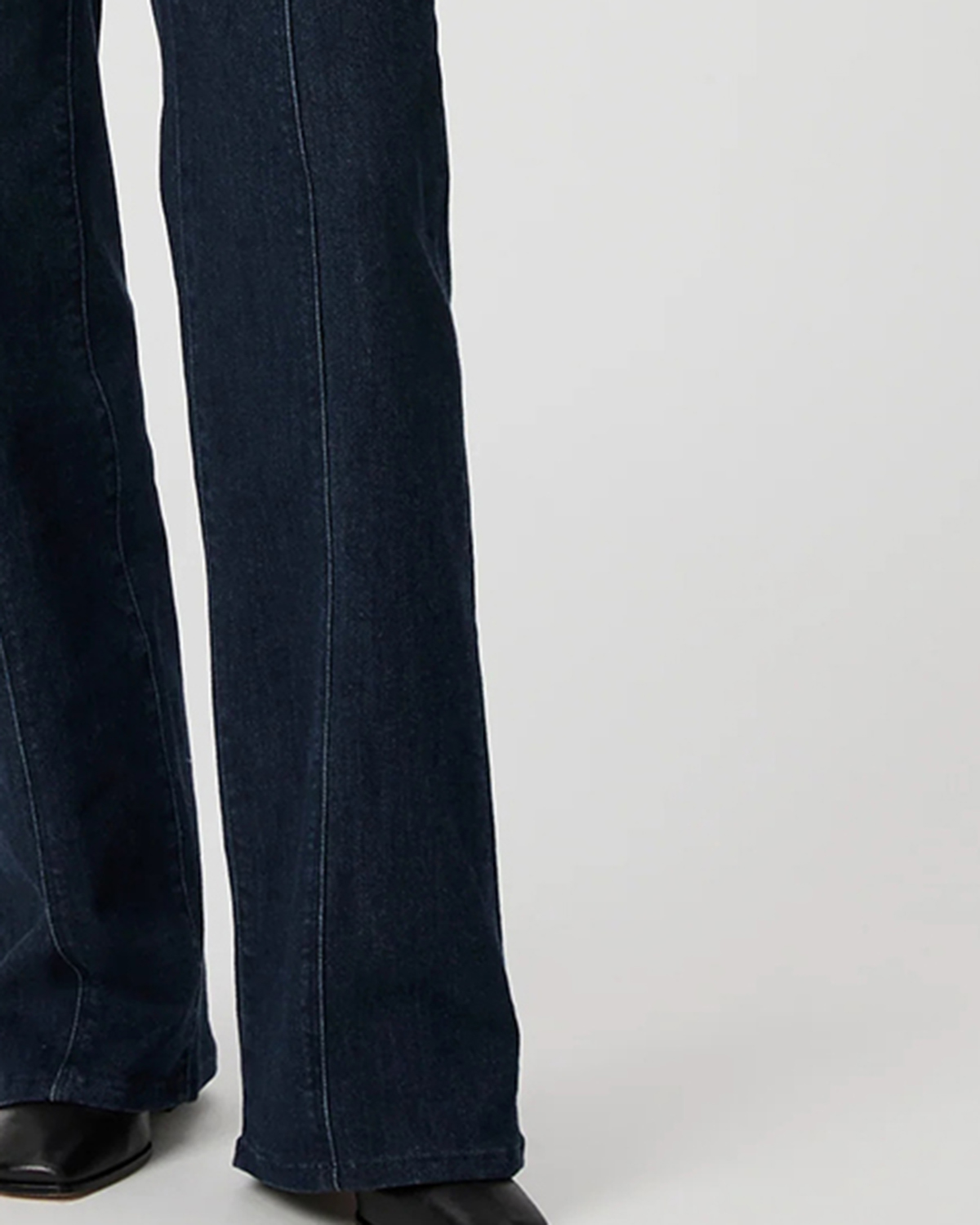 Dark Blue Denim Long Sleeve Jumpsuit