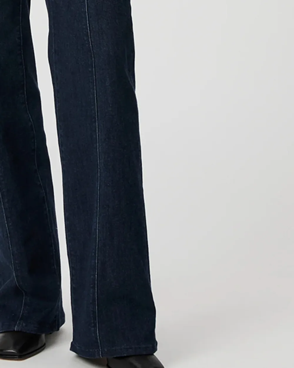 Dark Blue Denim Long Sleeve Jumpsuit