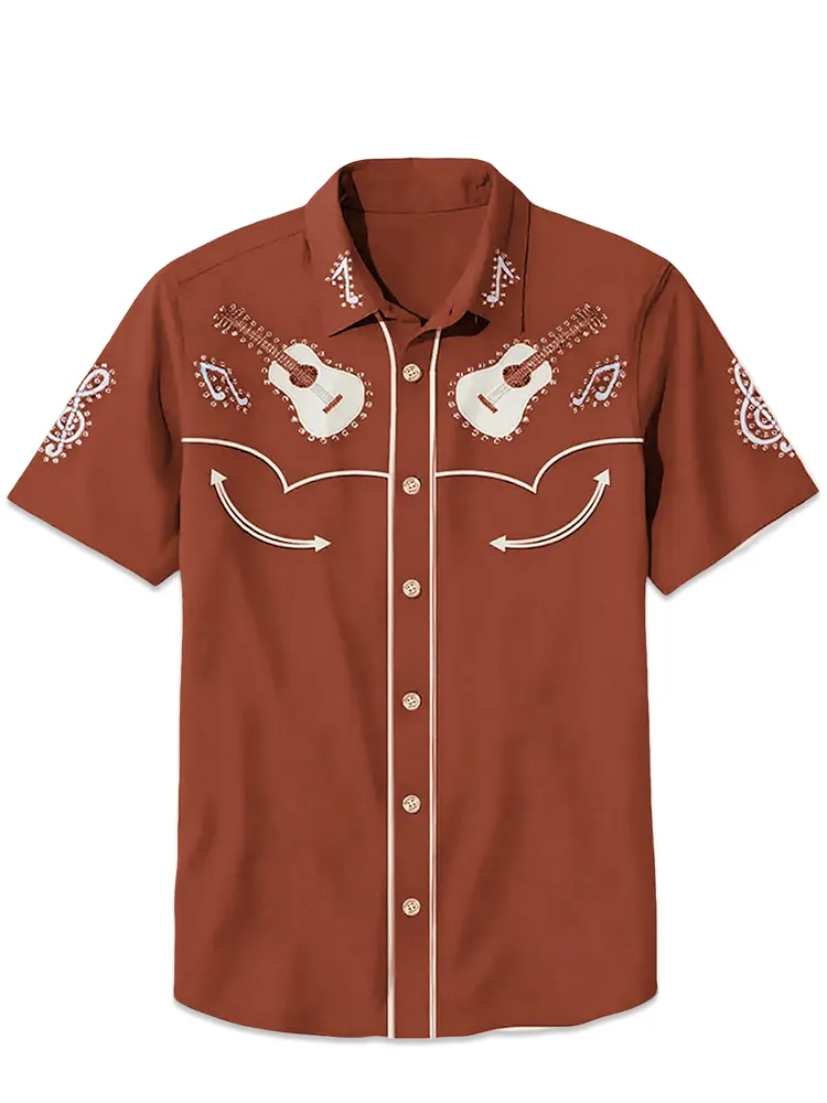 Country And Western Guitar Shirt