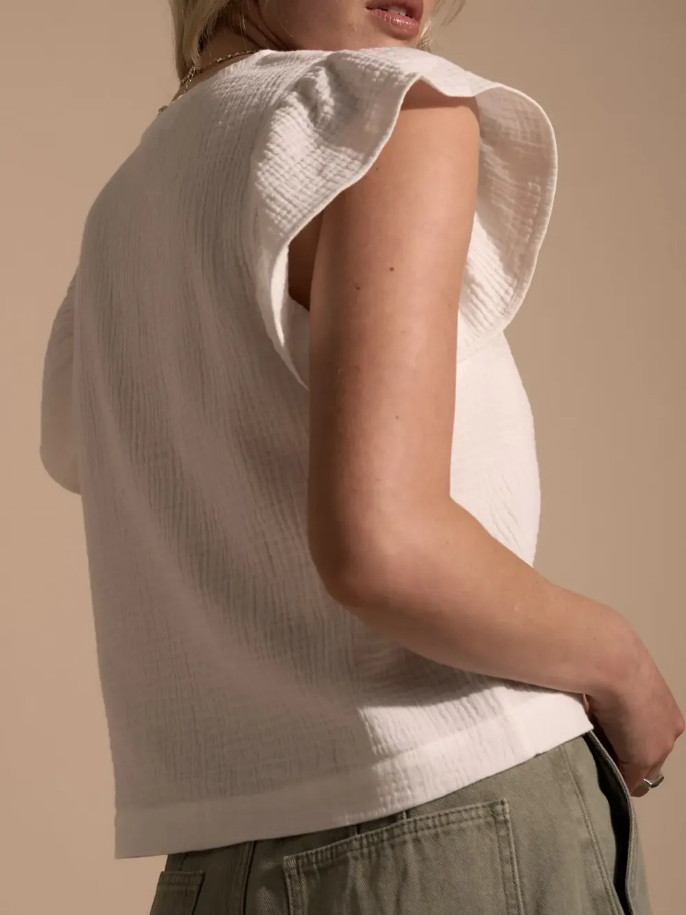Elementary Frill Detail Blouse