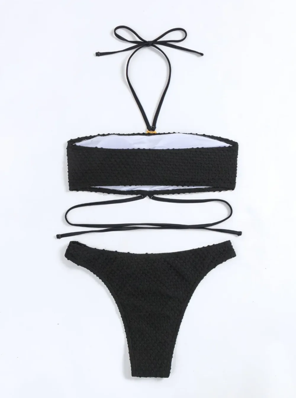 Colorful Large Diamond Chain Bikini Set