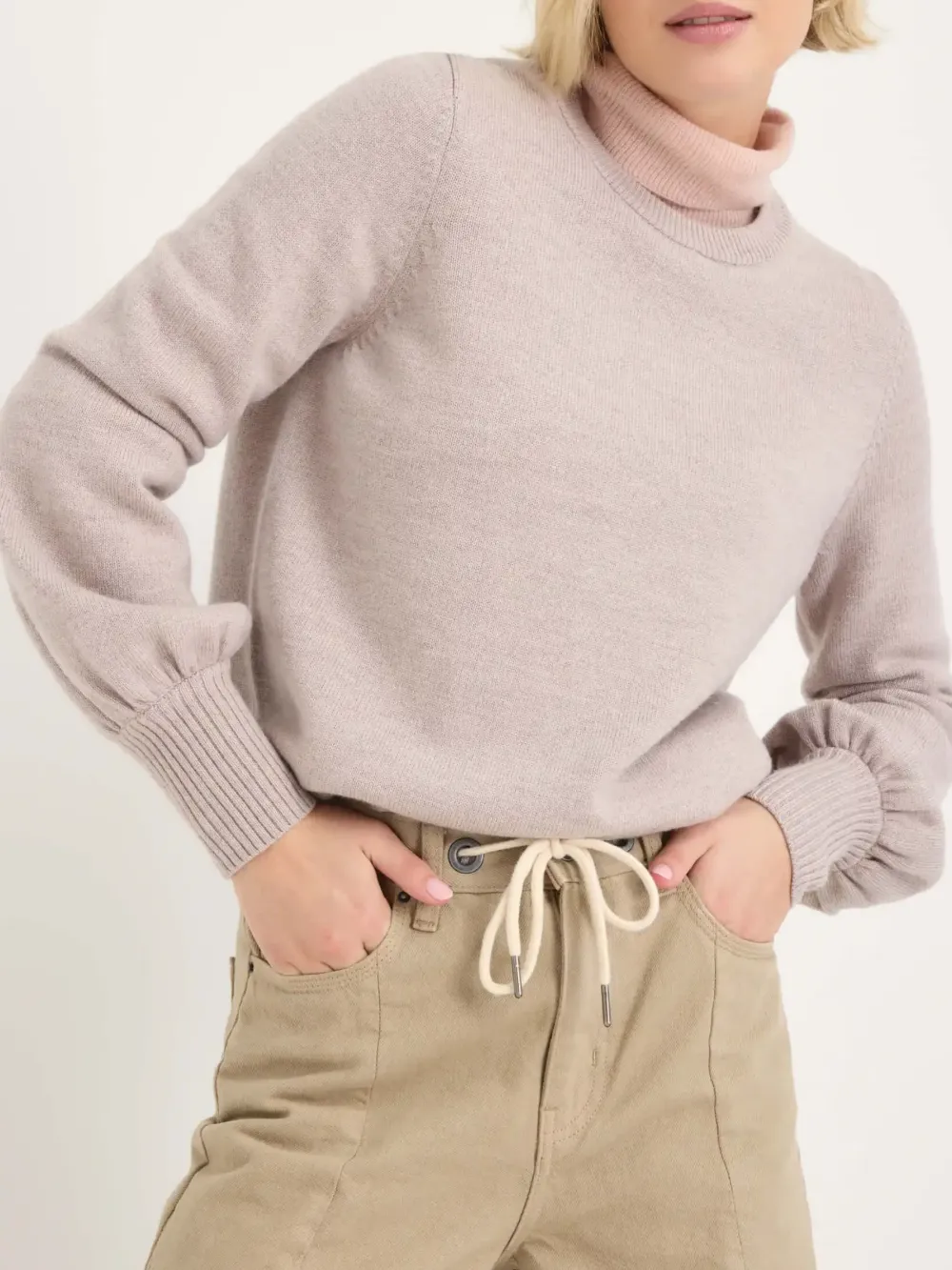 Almond Crew Neck Sweater