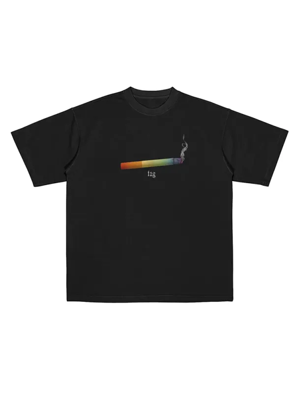 Women'S Fag Short Sleeve Round-Neck T-Shirt