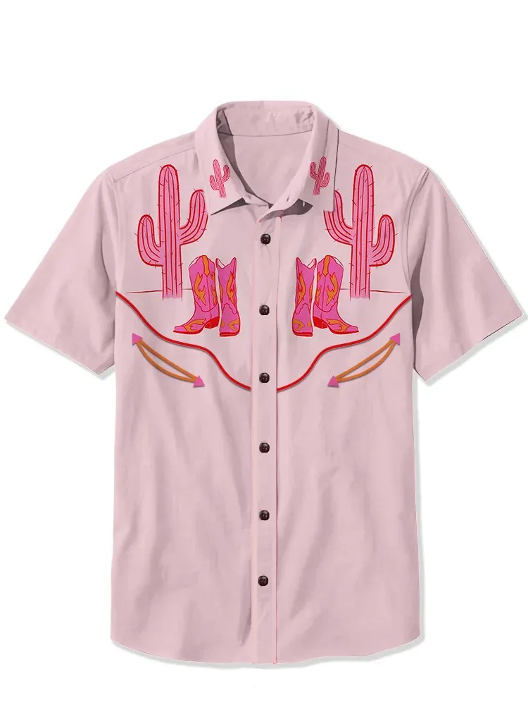Pink Wilderness Ranch Shirt