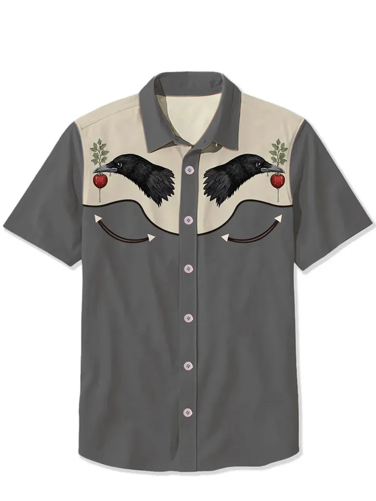 Crow And Red Fruit Shirt