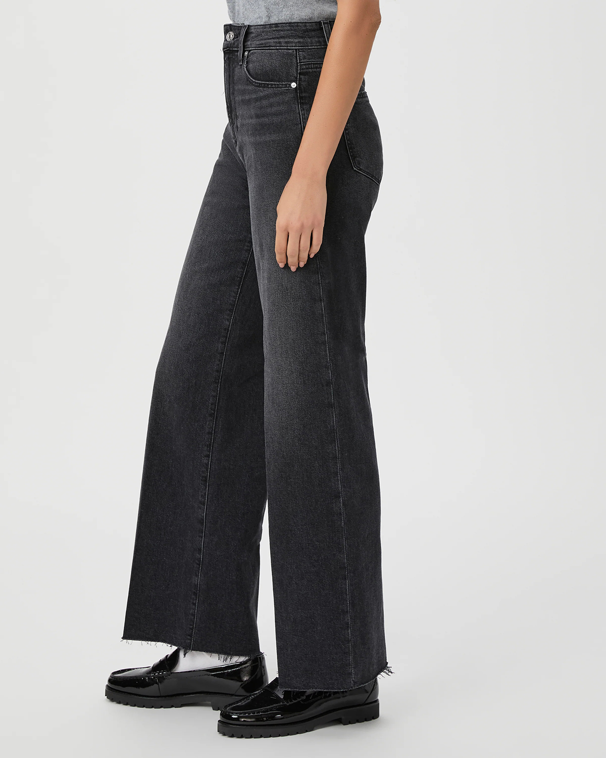 Dark Gray Flared Jeans