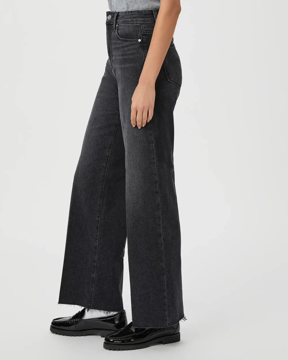 Dark Gray Flared Jeans