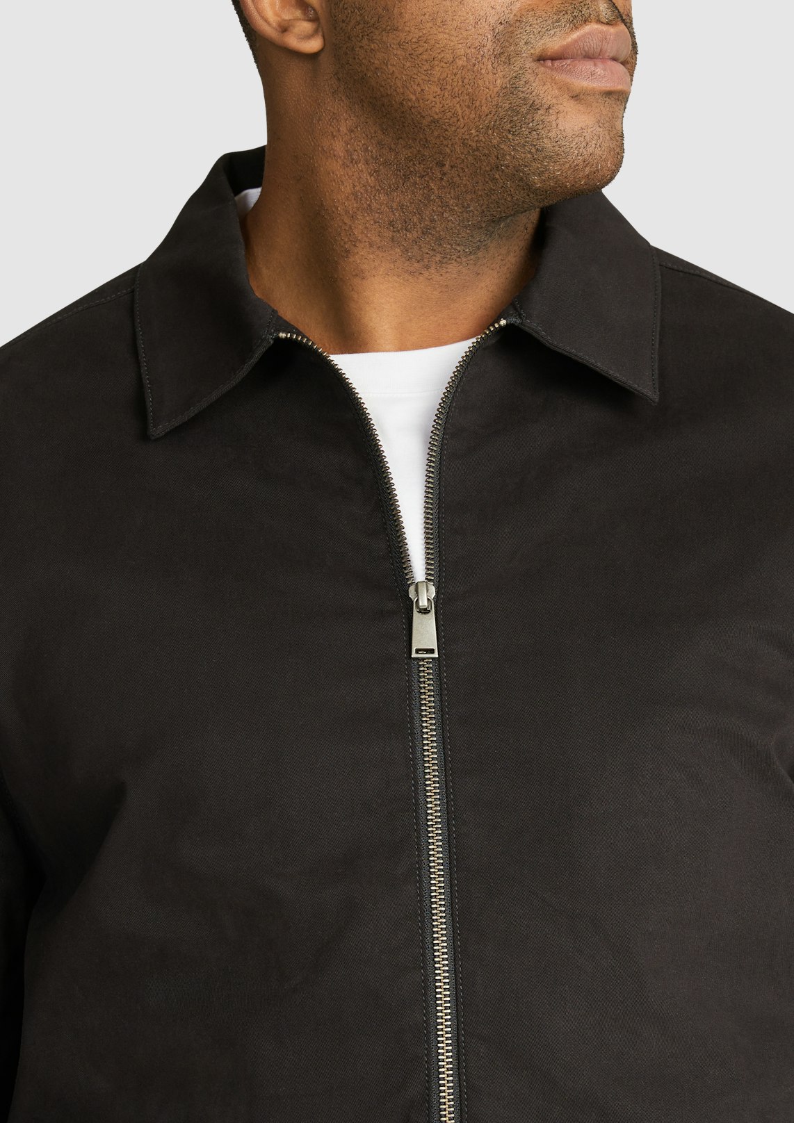 LAPEL HARRINGTON JACKET