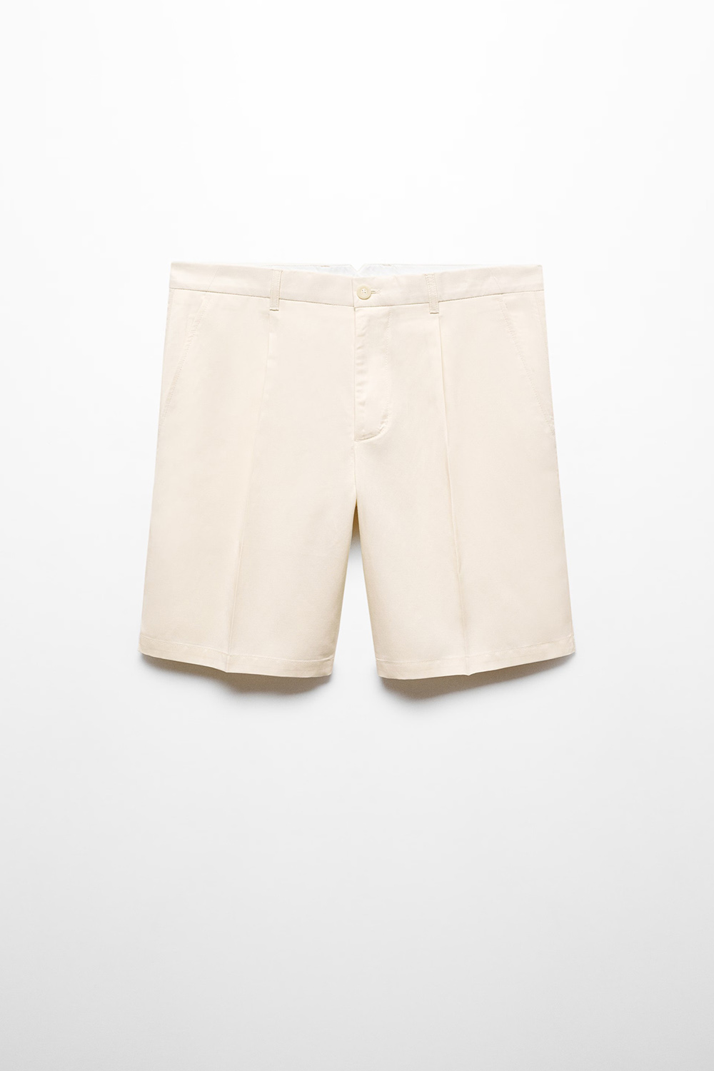 Linen-Blend Dhorts With Pleats