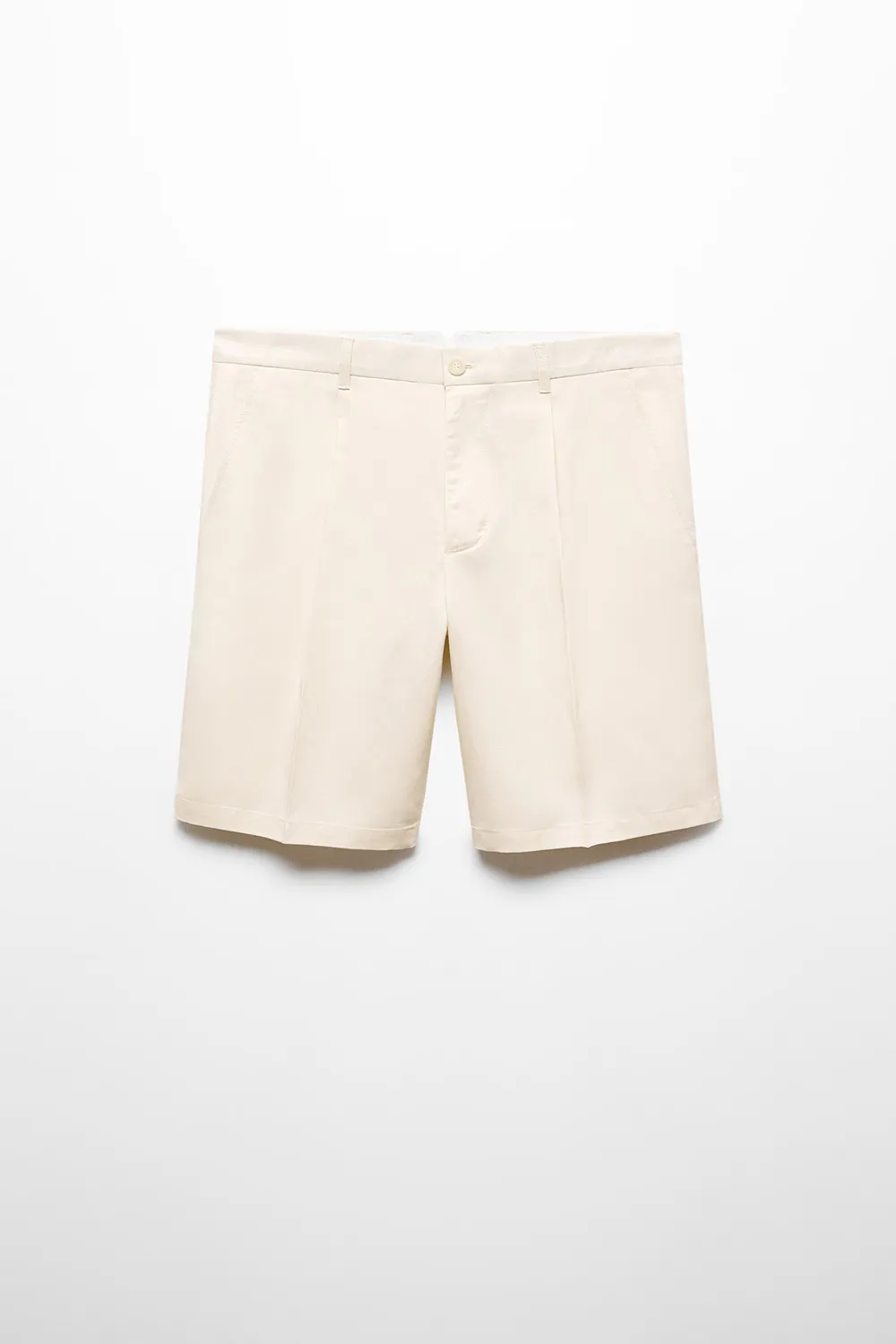 Linen-Blend Dhorts With Pleats