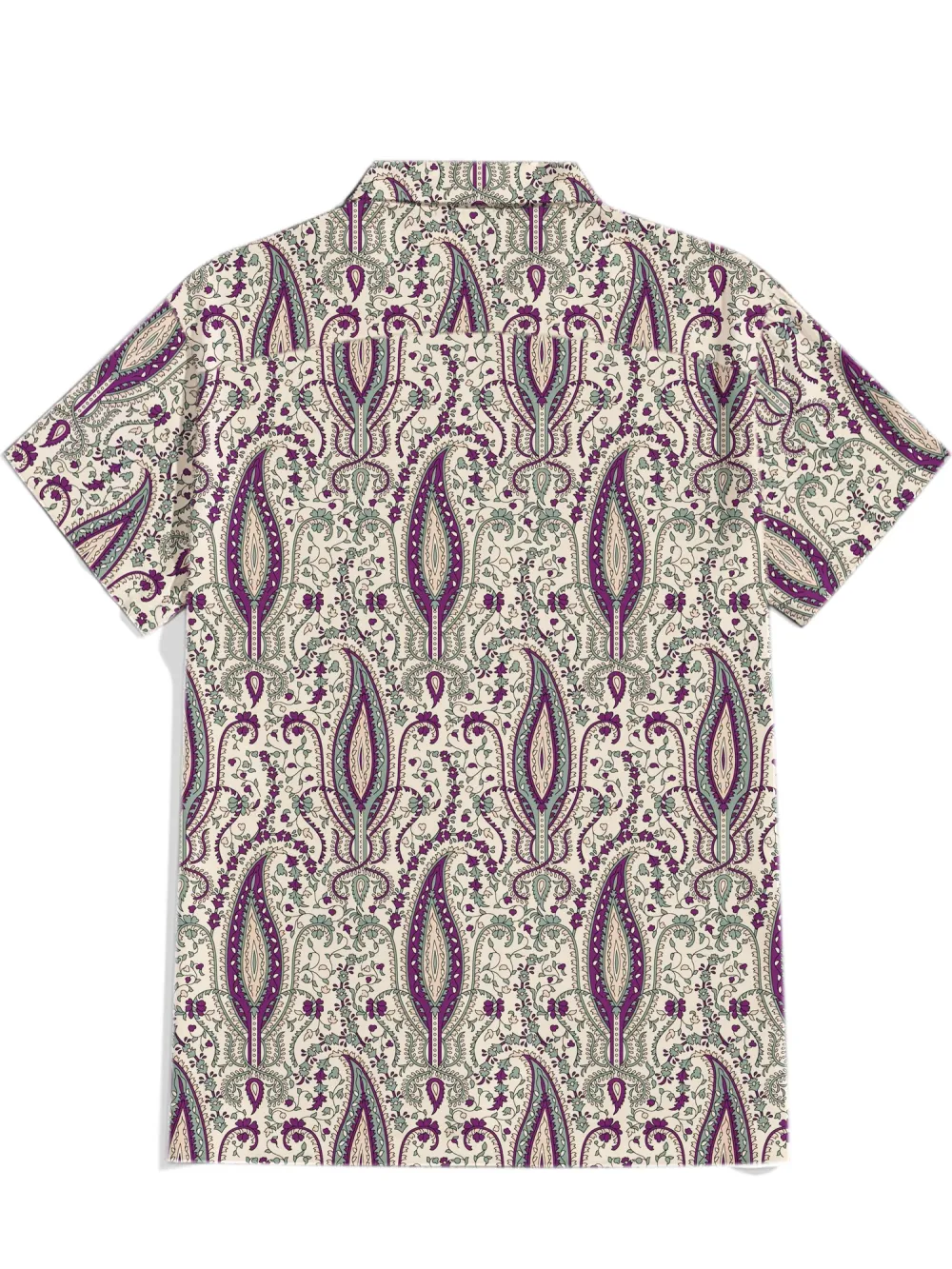 Vintage Purple Paisley Shirt